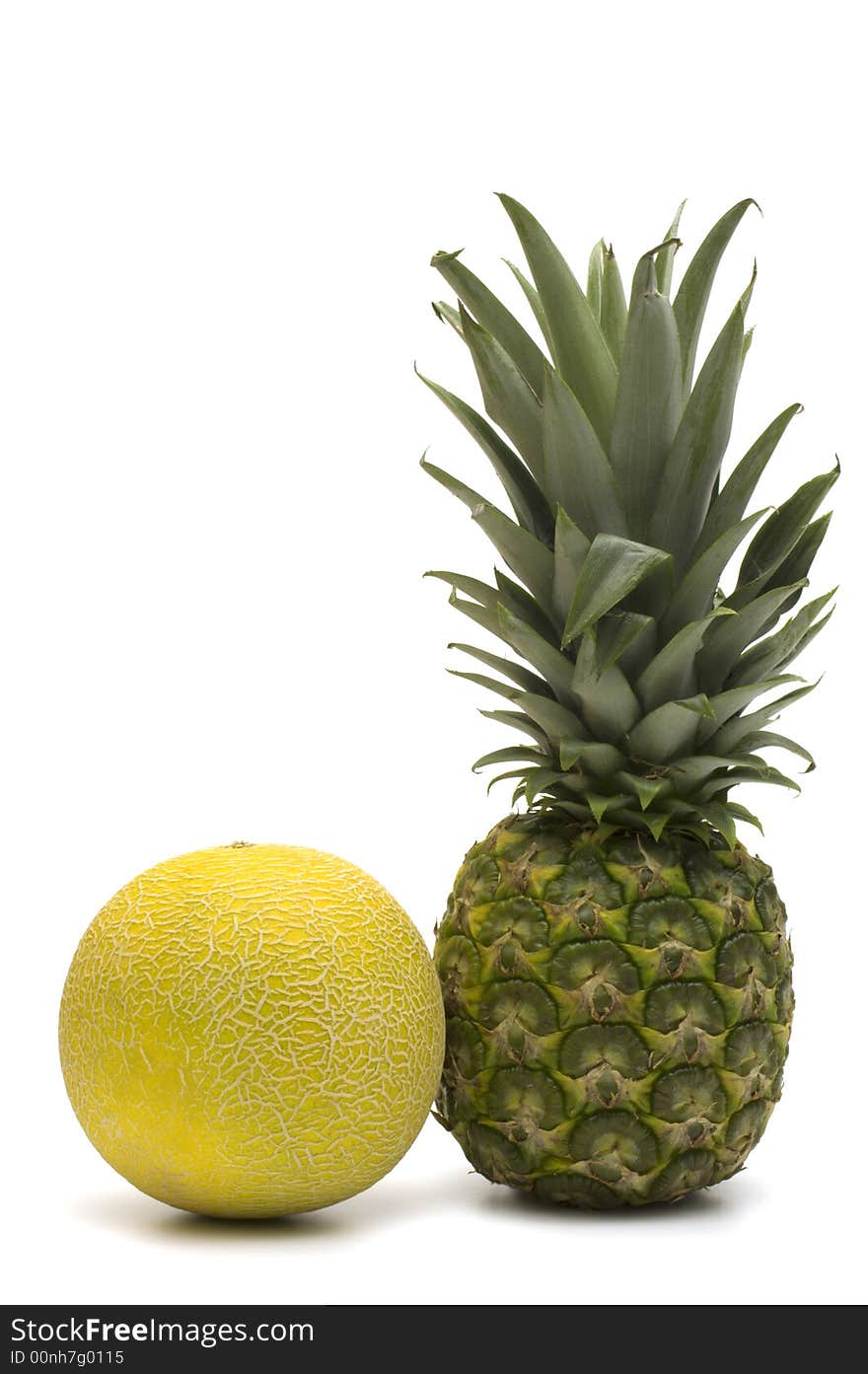 Fresh Pineapple And Melon