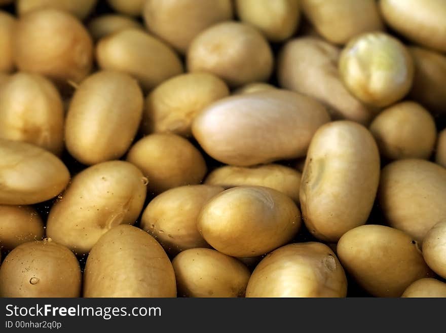 Close up of kidney beans