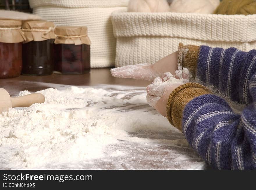 Baking First Christmas Cookies