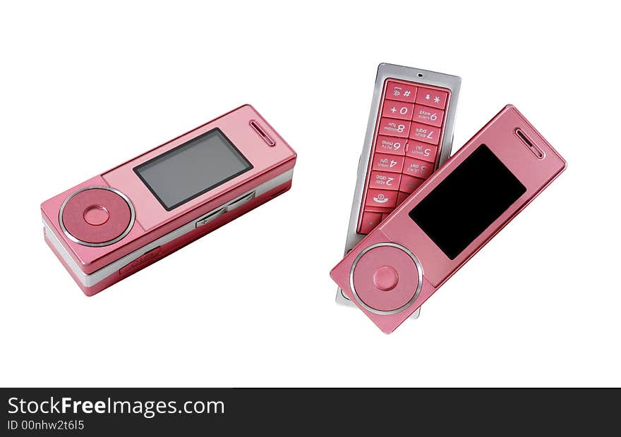 Exclusive pink female mobile phone