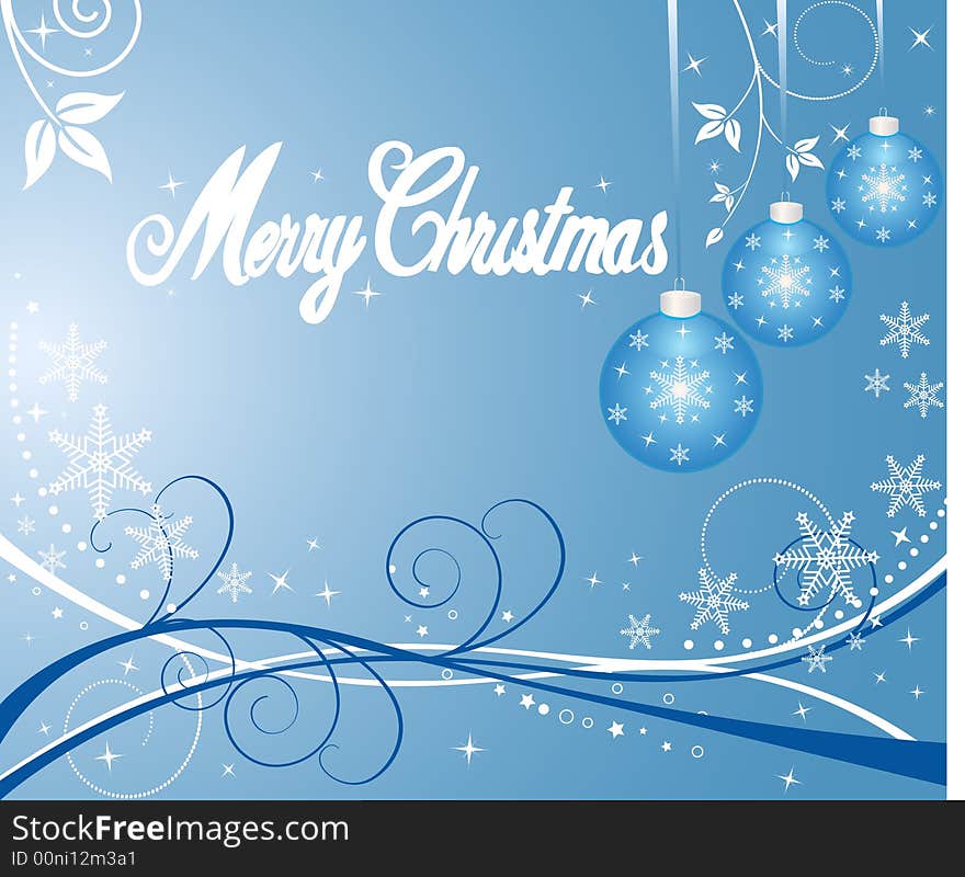 Abstract Christmas background vector illustration