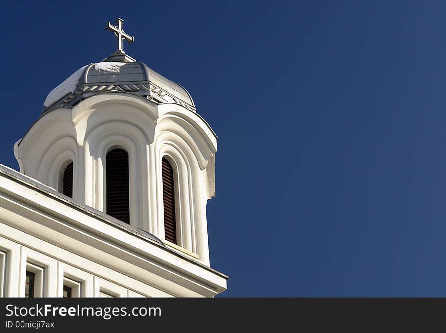 Tower of a orthodox church