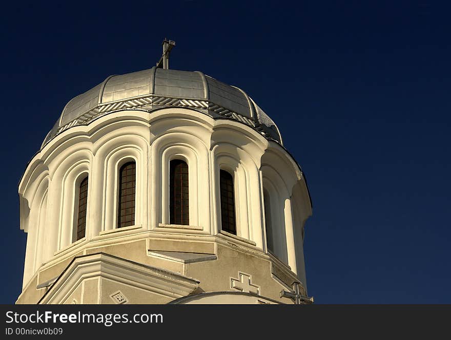 Tower of a orthodox church