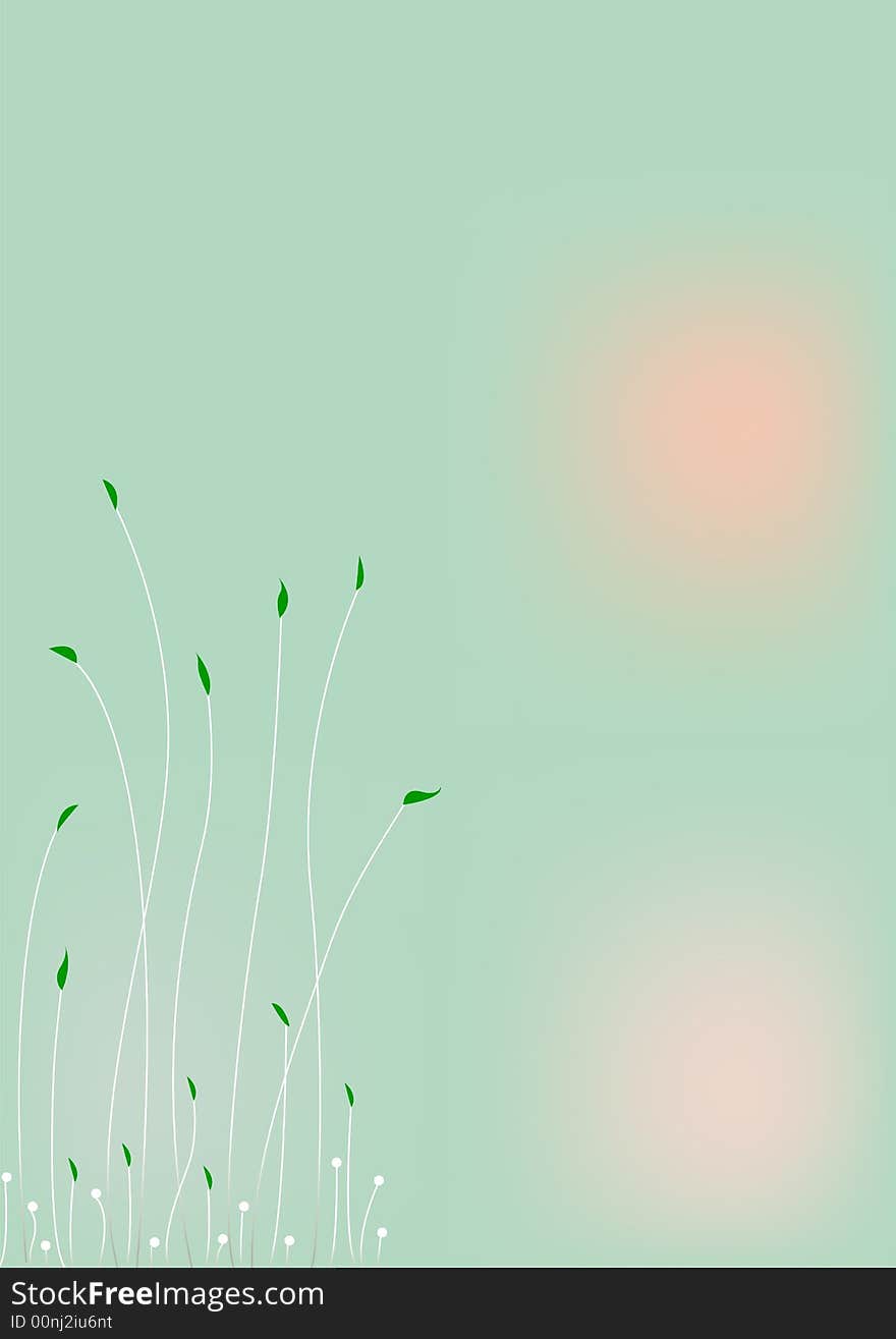 Green vector background