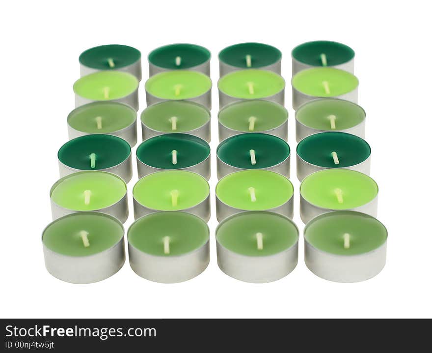 Green candles