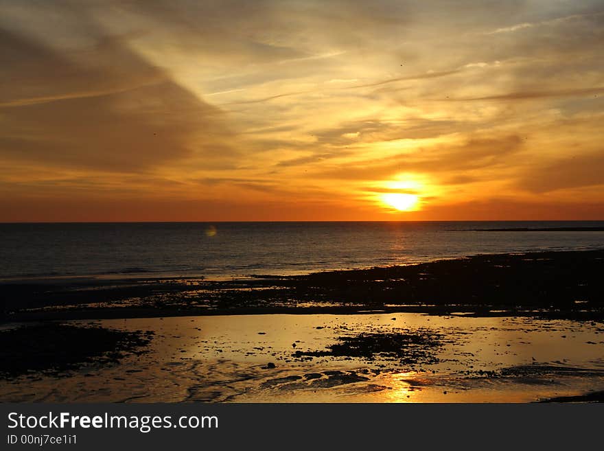 Sunset At Seven Sisters