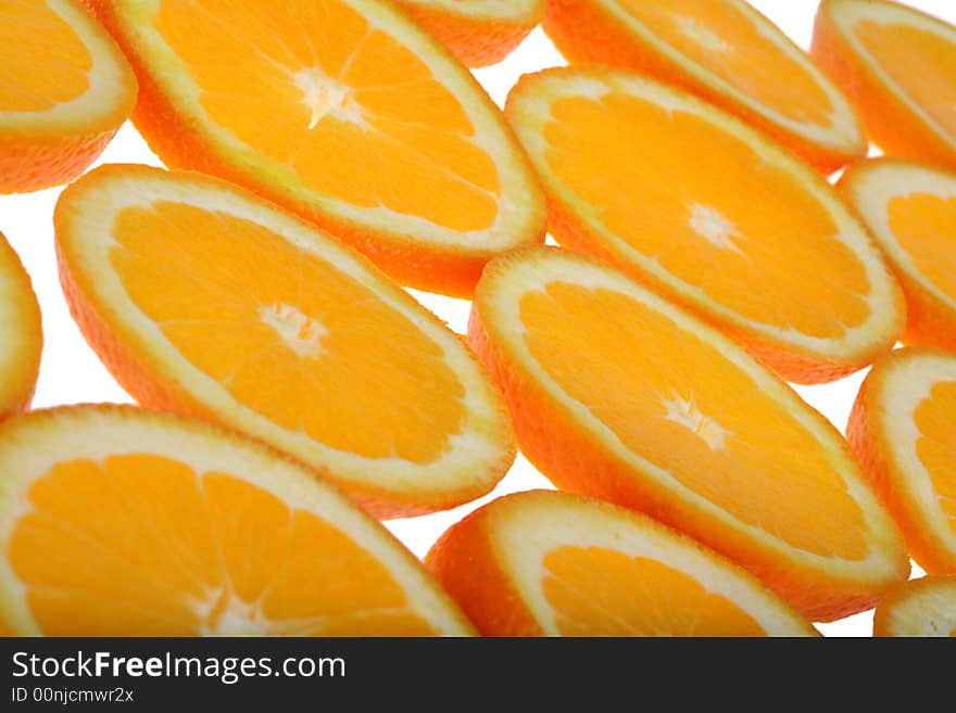 Orange Slices Background