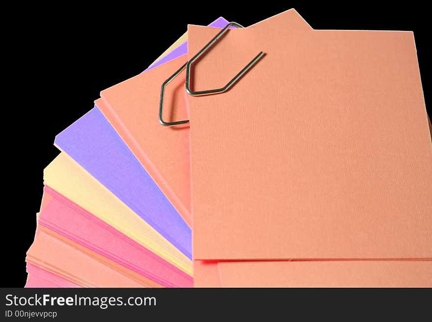 Colored Paper Notes