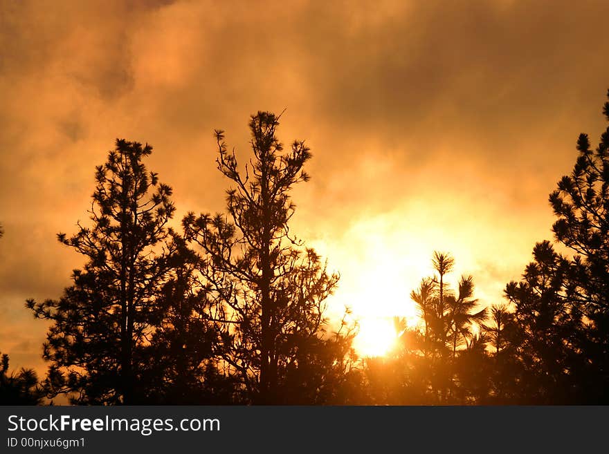 Cloudy Sunset