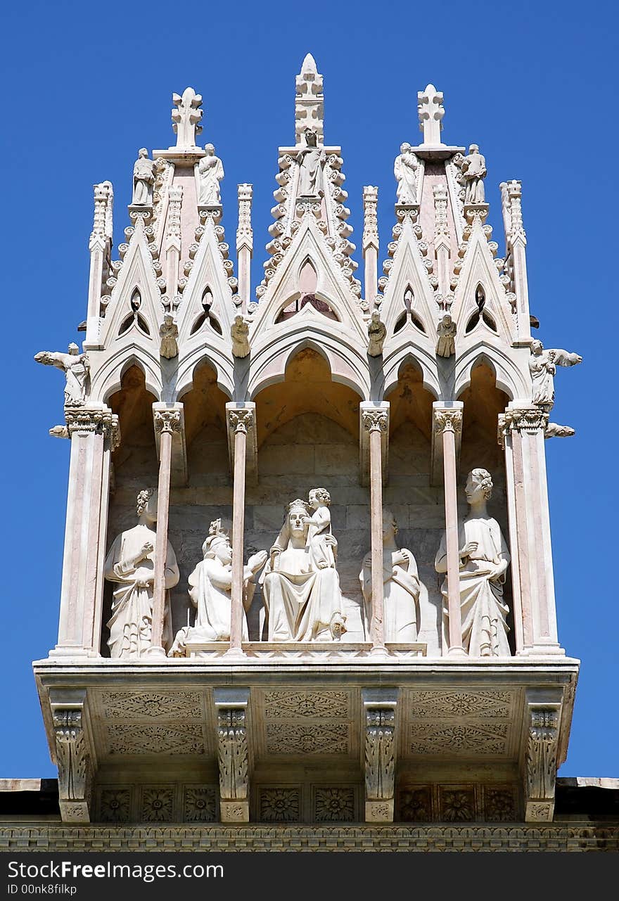 Monument in Pisa basilica Tuscany. Monument in Pisa basilica Tuscany