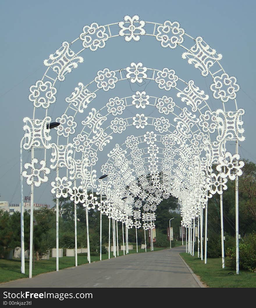 Arch and Road