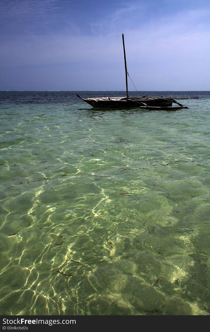 The fishermen use boats like this. The fishermen use boats like this