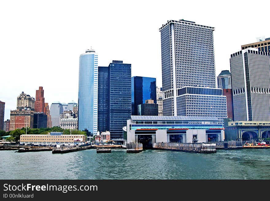 A view of manhattan building in new york