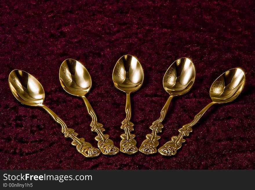 Gold spoons