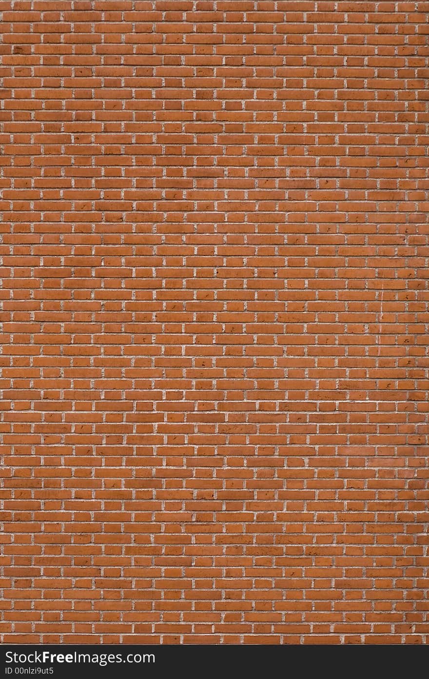 Vertical photo of wall made with red brick. Vertical photo of wall made with red brick
