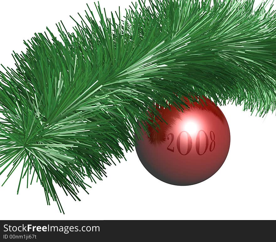 Christmas decoration isolated