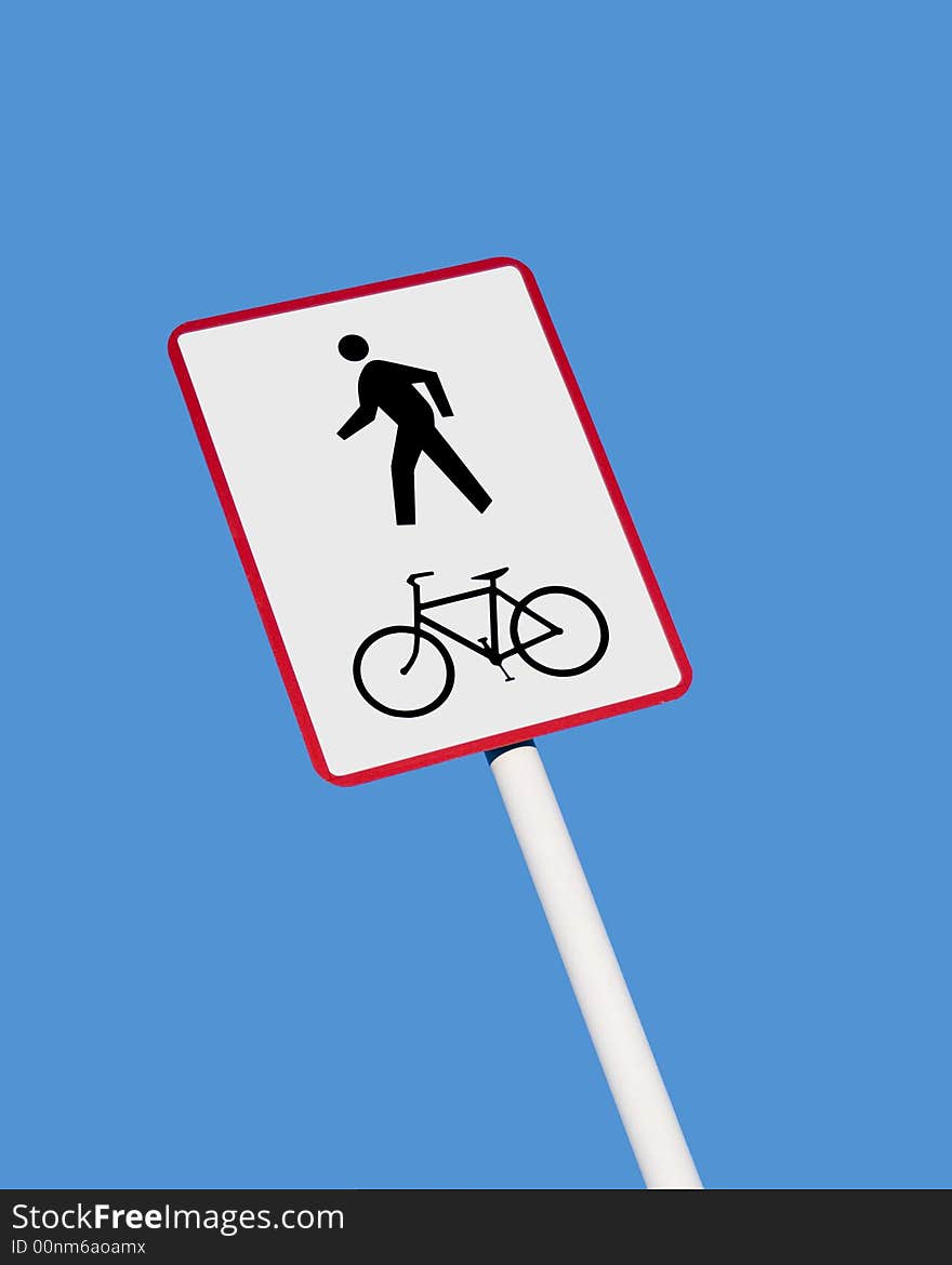 Cycle and Walkway Sign