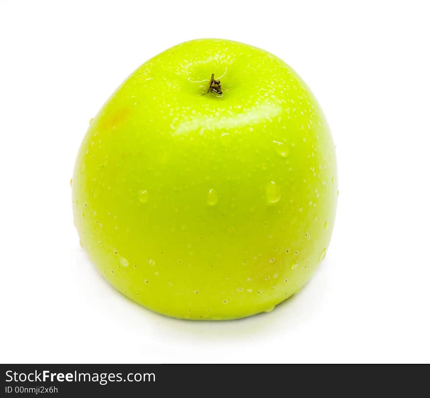 Close-up of fresh green apple