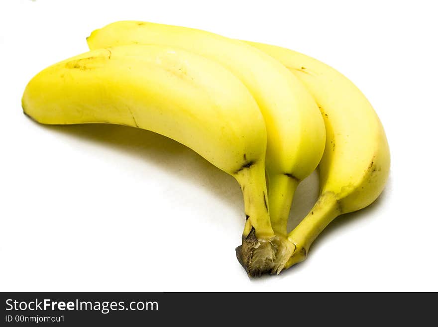 Fresh yellow bananas