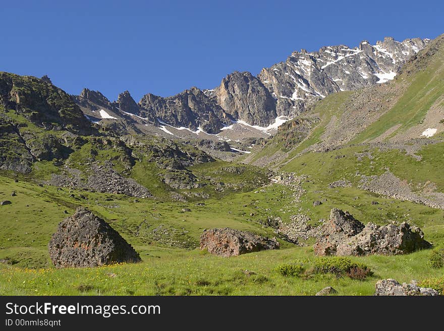 Mountains in the Caucasus. Russia. Mountains in the Caucasus. Russia