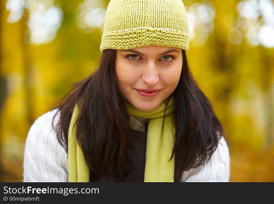 Autumn woman