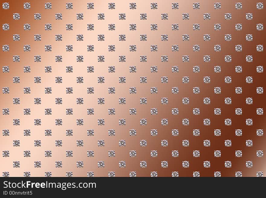 Diamond Pattern on gradient brown background. Diamond Pattern on gradient brown background.