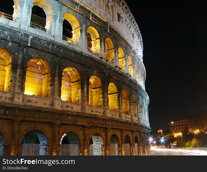 Colosseo at night, Rome