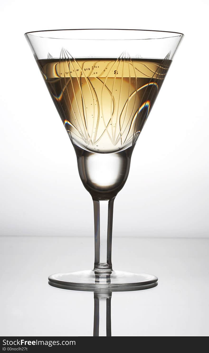 Wineglass close-up