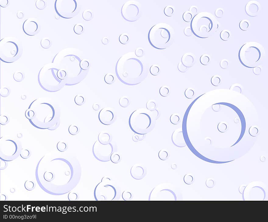 Abstract bubbles in deep water. Abstract bubbles in deep water