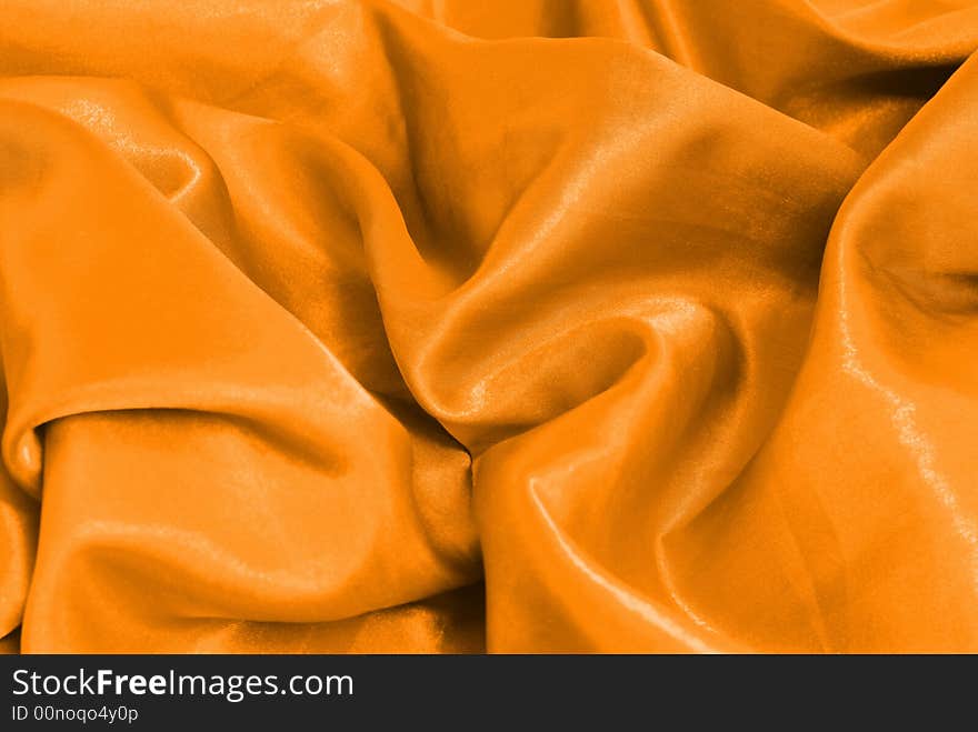 Christmas orange sateen abstract decoration