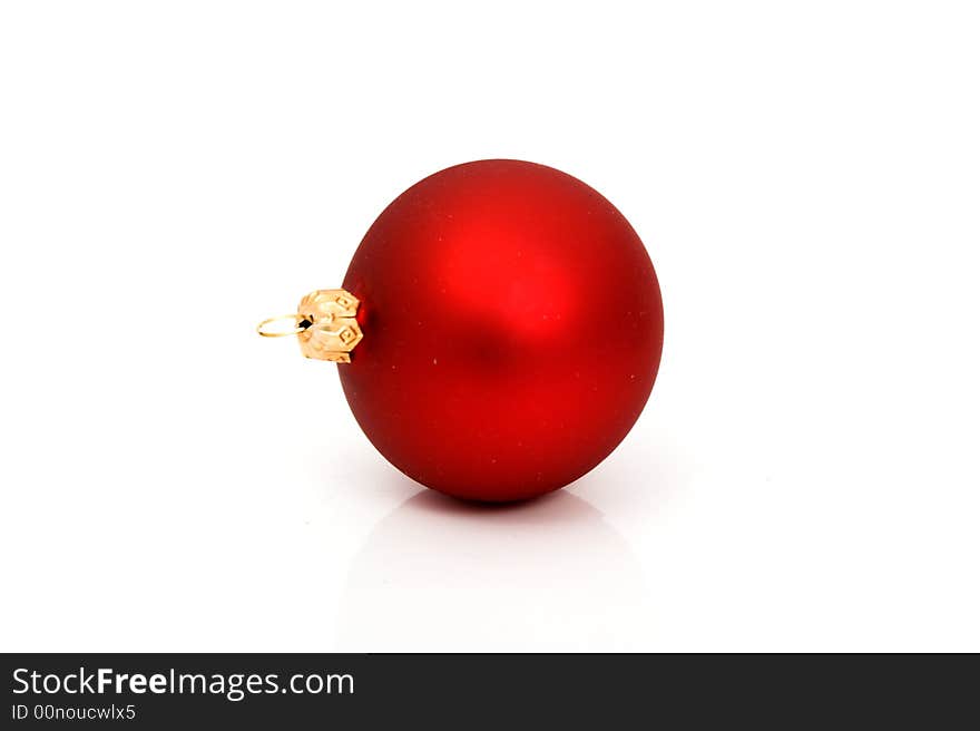 Red christmas balls