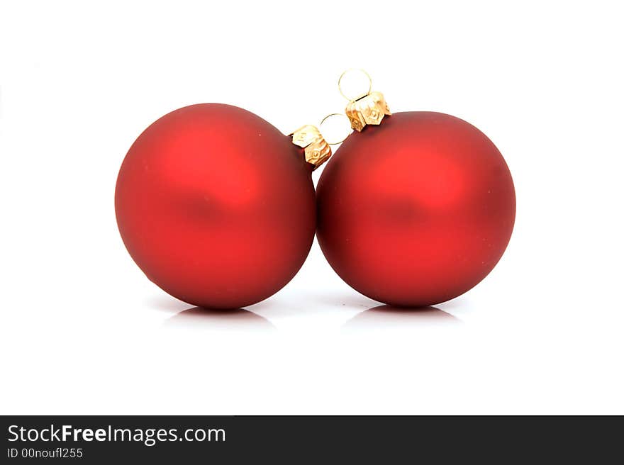 Red Christmas Balls