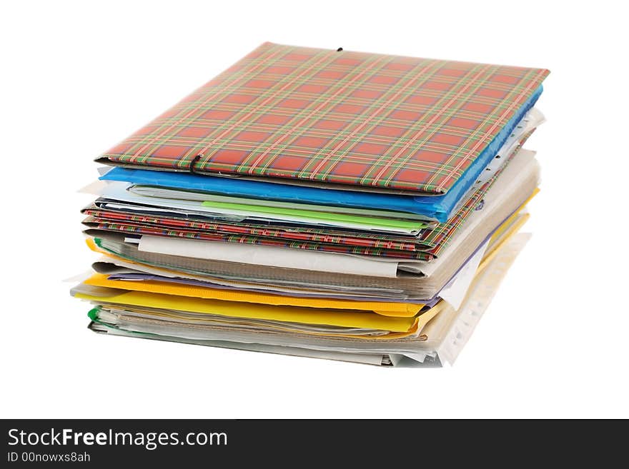 Stack of folders