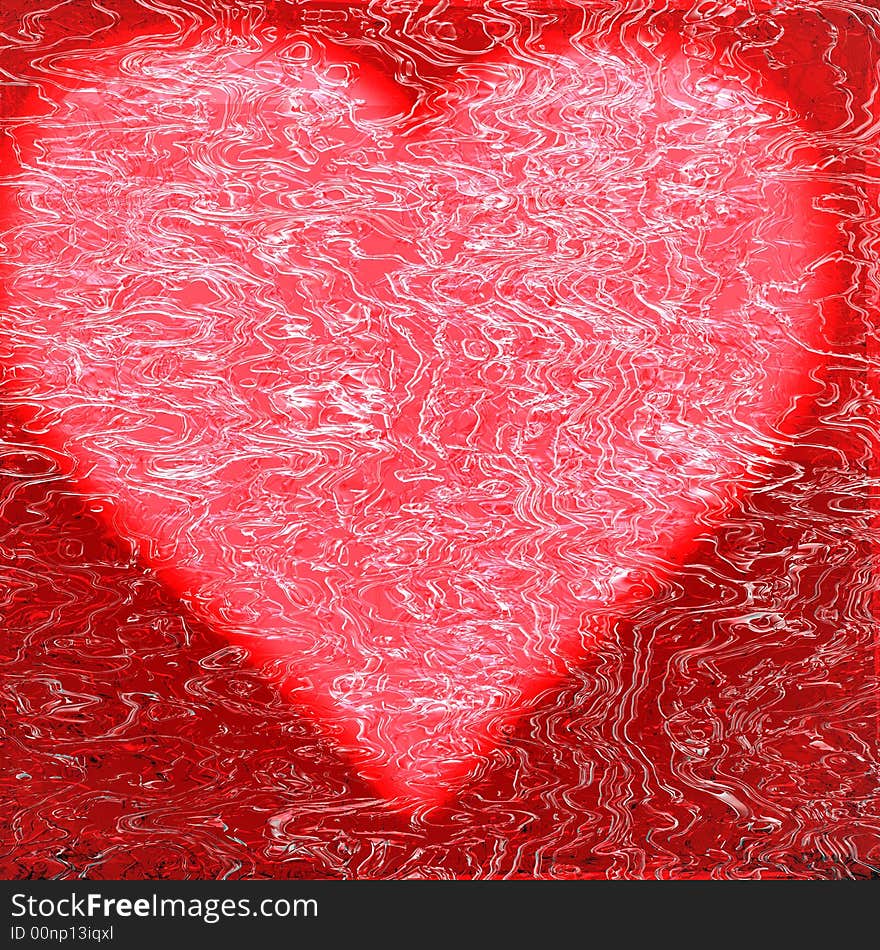 An illustration of a St. Valentines heart. An illustration of a St. Valentines heart.