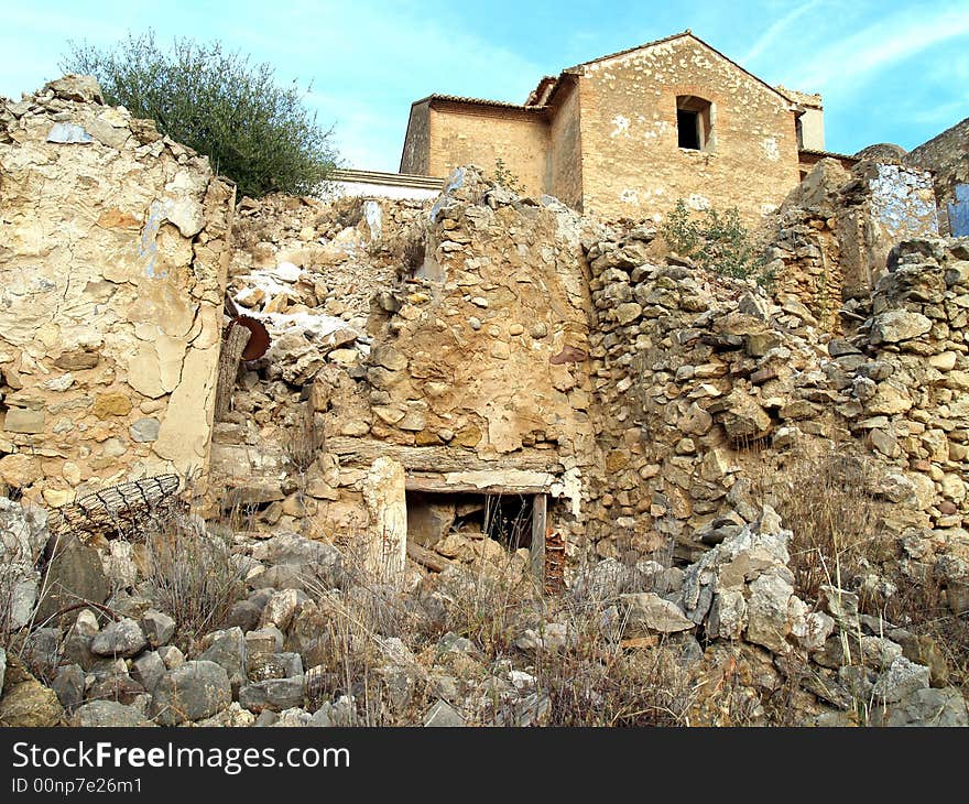 Ruins of a town