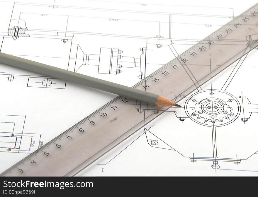 A set of the engineer trained plotting. A set of the engineer trained plotting