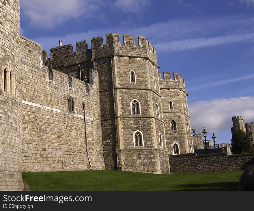 Castle Walls And Entrance