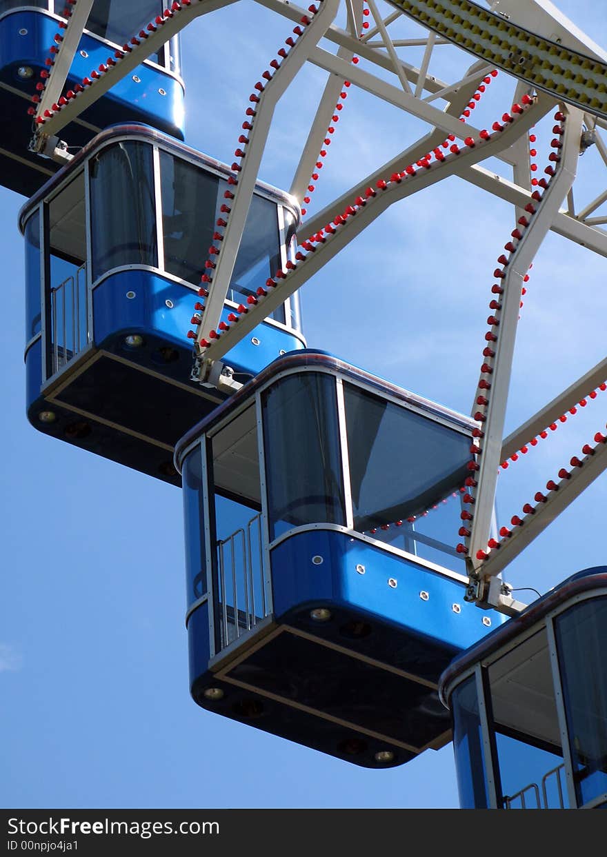 View of ferris wheel in Zurich