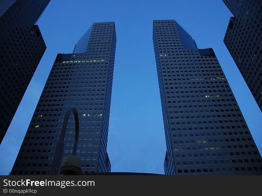 Modern Building And Skyscraper In The City