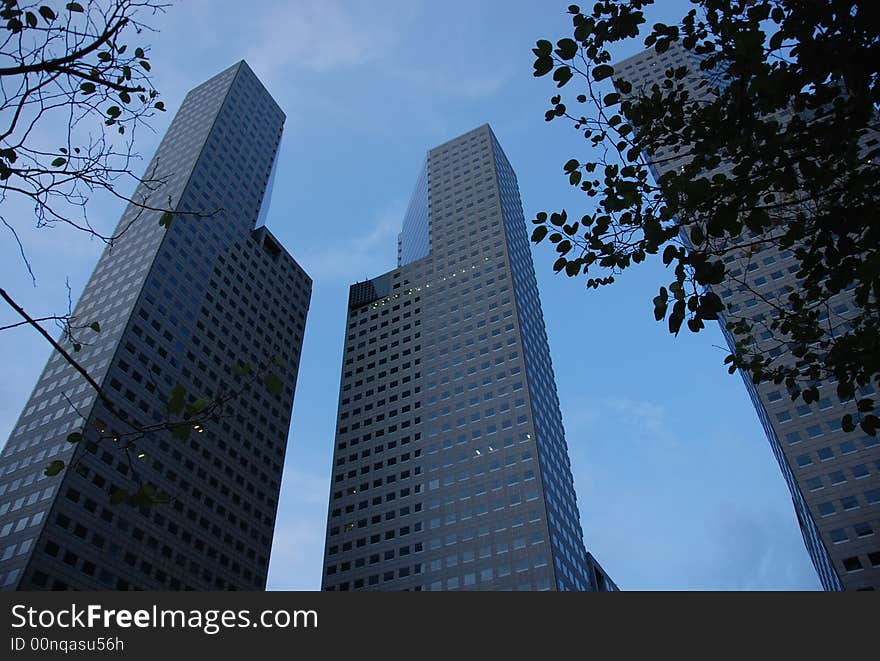 Modern Building And Skyscraper In The City