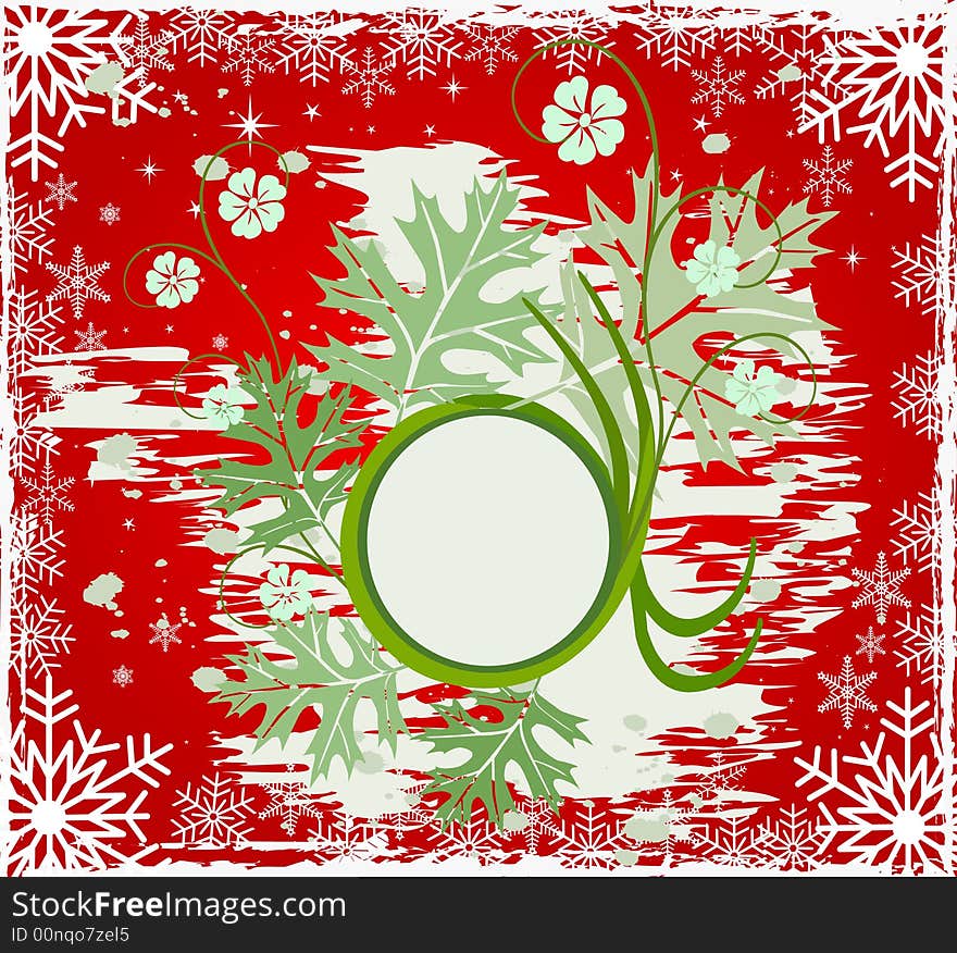 Christmas Abstract Vector Illustration