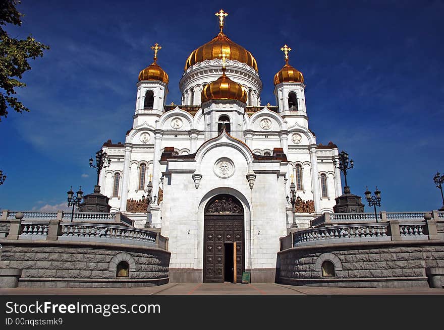 The Cathedral of Christ the Savior in Moscow