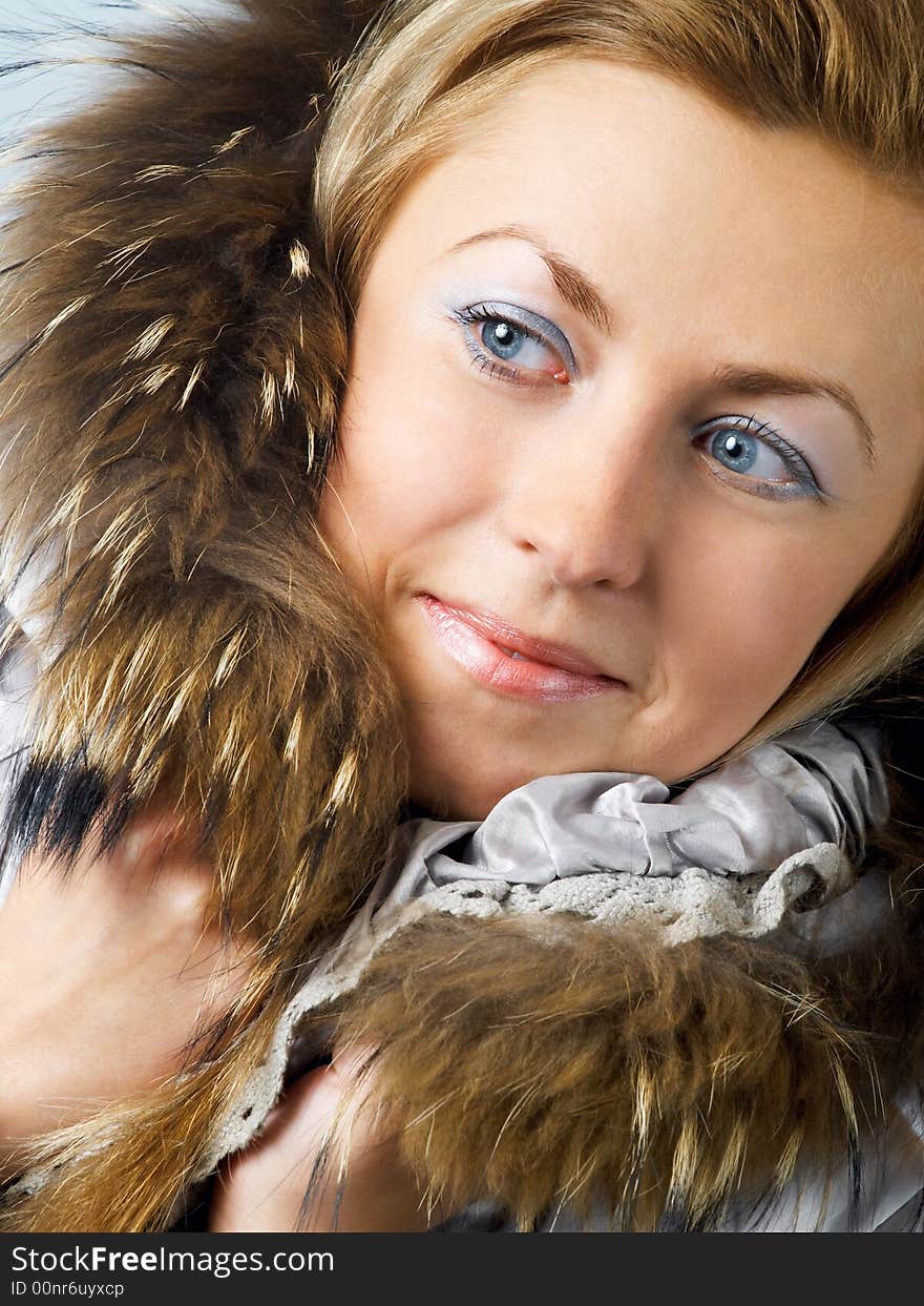 Girl In Fur Hood