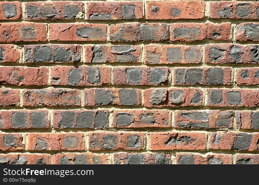 Rustic brick wall that can be used as a background