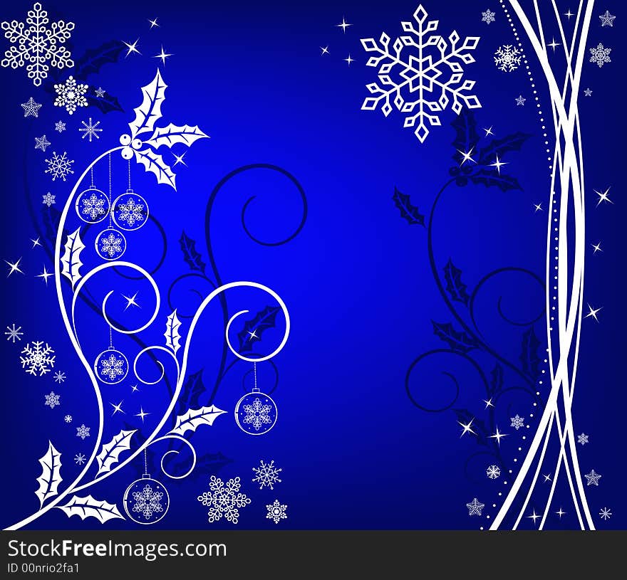 Abstract Christmas background, vector illustration. Abstract Christmas background, vector illustration