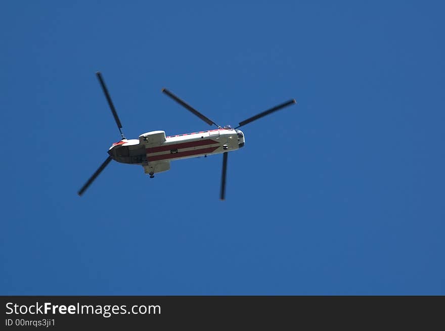 Helicopter overhead