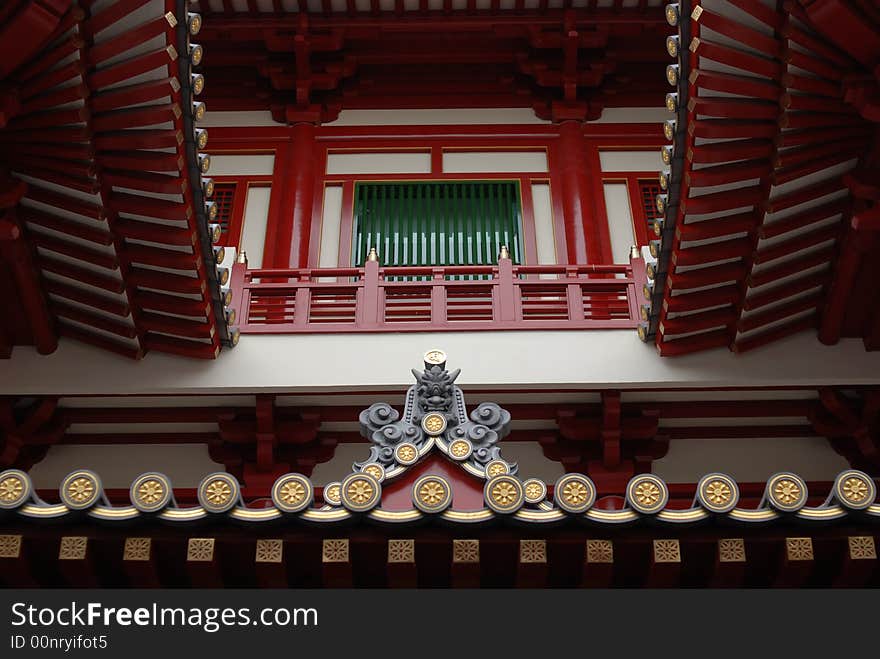 Beautiful Tang dynasty style Chinese temple