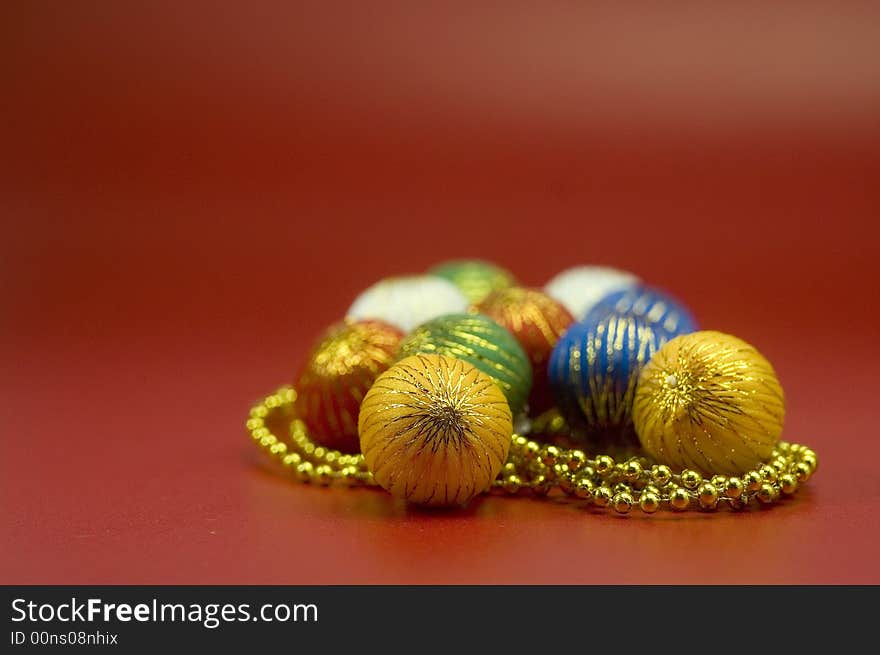 Some Colorful Balls for Christmas Decoration. Some Colorful Balls for Christmas Decoration