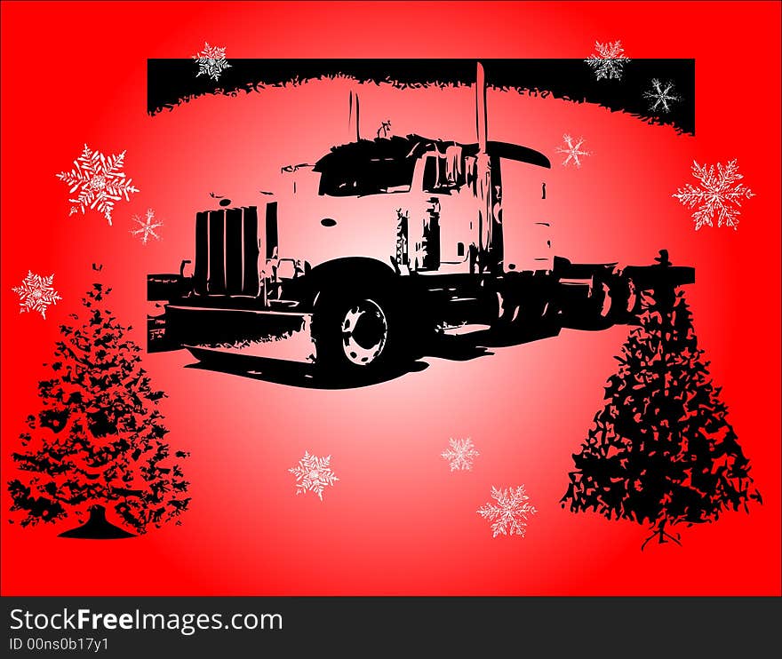 Christmas truck