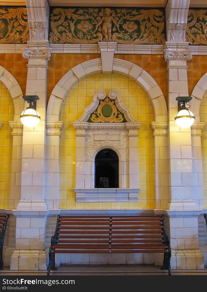 Dunedin Train Station In New Zealand